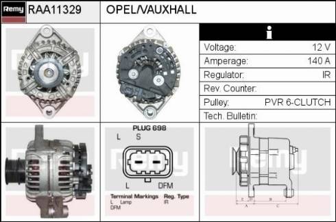 Remy RAA11329 - Alternator www.molydon.hr