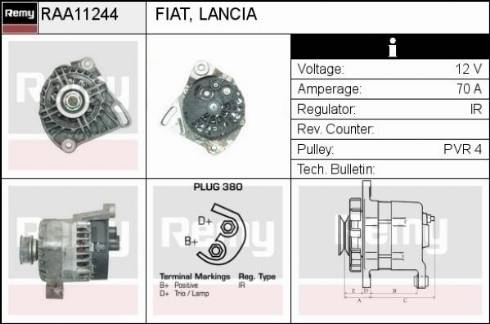 Remy RAA11244 - Alternator www.molydon.hr