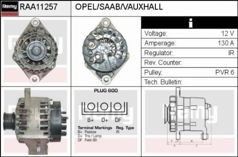 Remy RAA11257 - Alternator www.molydon.hr