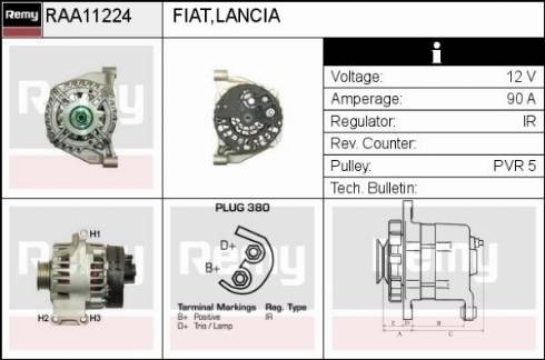 Remy RAA11224 - Alternator www.molydon.hr