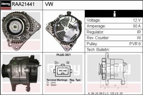 Remy RAA21441 - Alternator www.molydon.hr