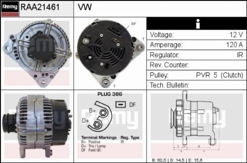 Remy RAA21461 - Alternator www.molydon.hr