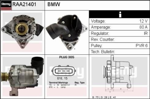 Remy RAA21401 - Alternator www.molydon.hr