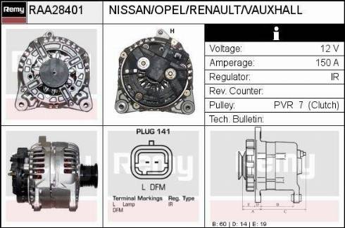 Remy RAA28401 - Alternator www.molydon.hr