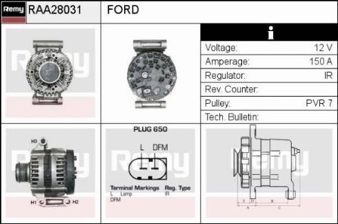 Remy RAA28031 - Alternator www.molydon.hr