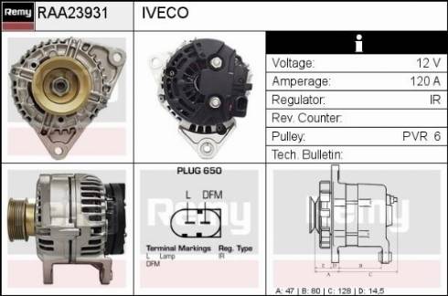 Remy RAA23931 - Alternator www.molydon.hr