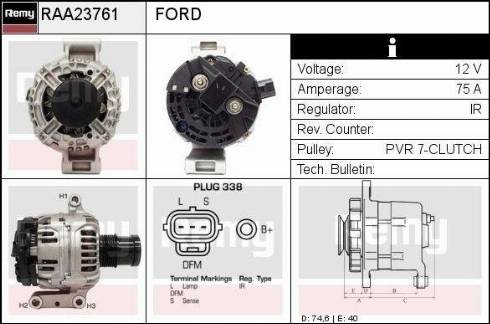 Remy RAA23761 - Alternator www.molydon.hr