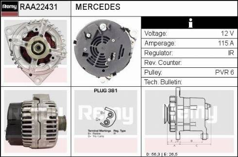 Remy RAA22431 - Alternator www.molydon.hr