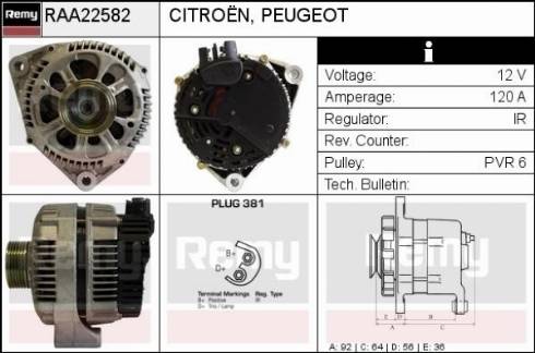 Remy RAA22582 - Alternator www.molydon.hr