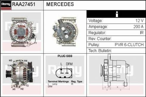 Remy RAA27451 - Alternator www.molydon.hr