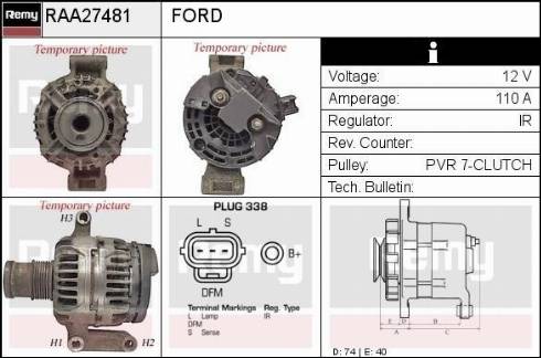 Remy RAA27481 - Alternator www.molydon.hr