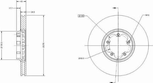 Remy RAD1455C - Kočioni disk www.molydon.hr