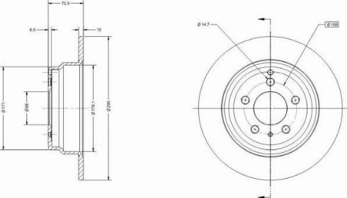 Remy RAD1400C - Kočioni disk www.molydon.hr