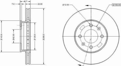 Remy RAD1486C - Kočioni disk www.molydon.hr