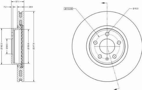 Remy RAD1596C - Kočioni disk www.molydon.hr