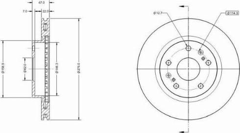 Remy RAD1591C - Kočioni disk www.molydon.hr