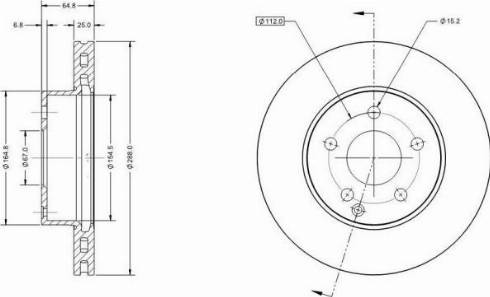 Remy RAD1505C - Kočioni disk www.molydon.hr