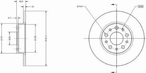 Remy RAD1510C - Kočioni disk www.molydon.hr