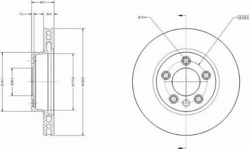 Remy RAD1517C - Kočioni disk www.molydon.hr