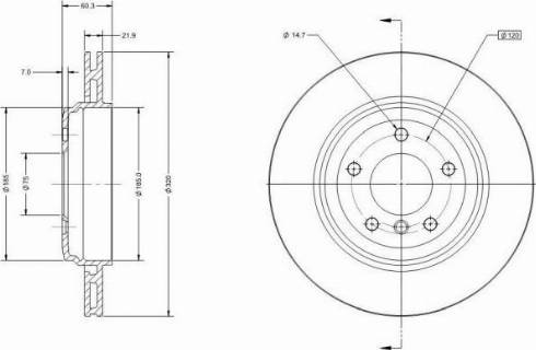 Remy RAD1539C - Kočioni disk www.molydon.hr