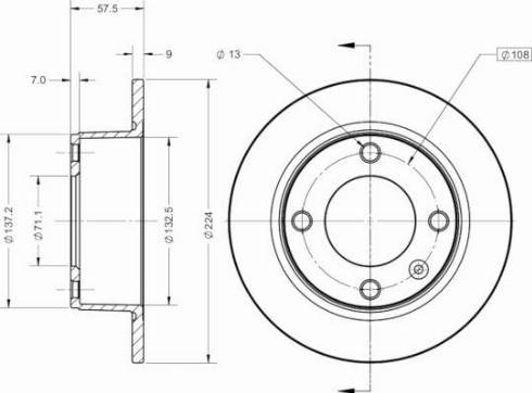 Remy RAD1536C - Kočioni disk www.molydon.hr