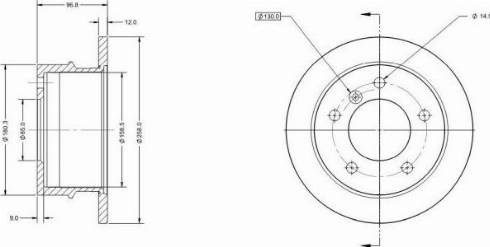 Remy RAD1528C - Kočioni disk www.molydon.hr