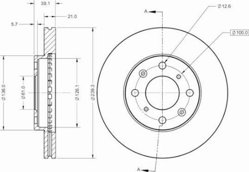 Remy RAD1522C - Kočioni disk www.molydon.hr