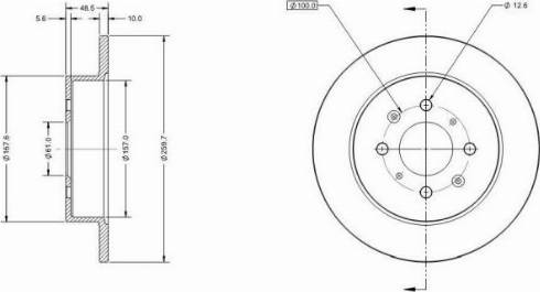 Remy RAD1577C - Kočioni disk www.molydon.hr