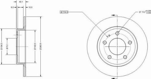 Remy RAD1670C - Kočioni disk www.molydon.hr