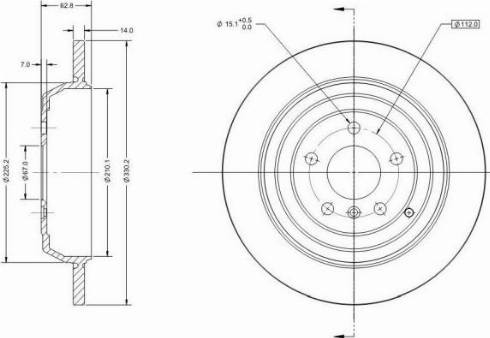 Remy RAD1677C - Kočioni disk www.molydon.hr