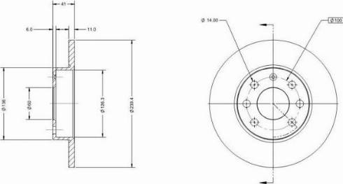 Remy RAD1094C - Kočioni disk www.molydon.hr