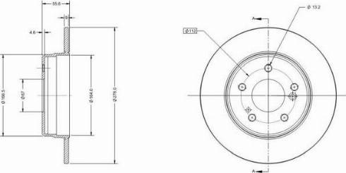 Remy RAD1098C - Kočioni disk www.molydon.hr