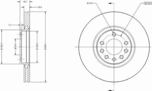 Remy RAD1056C - Kočioni disk www.molydon.hr