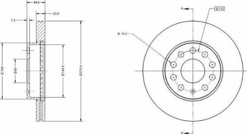 Remy RAD1065C - Kočioni disk www.molydon.hr