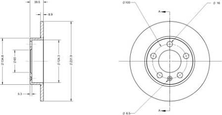 Remy RAD1000C - Kočioni disk www.molydon.hr