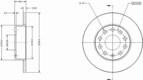 Remy RAD1014C - Kočioni disk www.molydon.hr