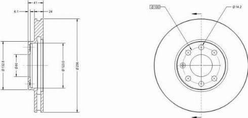 Remy RAD1087C - Kočioni disk www.molydon.hr