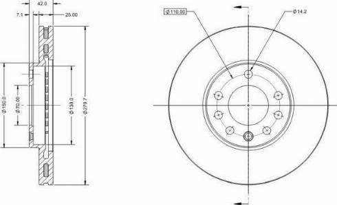 Remy RAD1027C - Kočioni disk www.molydon.hr