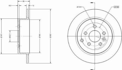 Remy RAD1076C - Kočioni disk www.molydon.hr