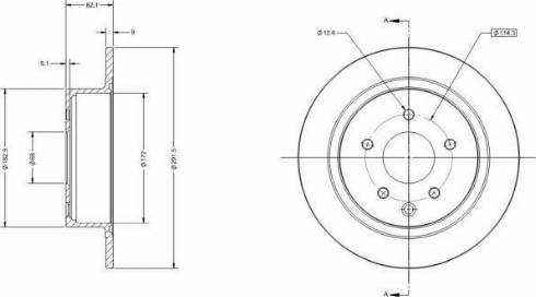 Remy RAD1070C - Kočioni disk www.molydon.hr