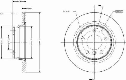 Remy RAD1143C - Kočioni disk www.molydon.hr