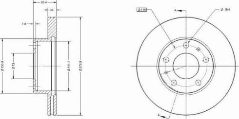 Remy RAD1154C - Kočioni disk www.molydon.hr