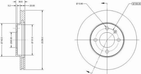 Remy RAD1167C - Kočioni disk www.molydon.hr