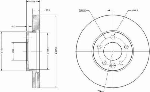 Remy RAD1100C - Kočioni disk www.molydon.hr