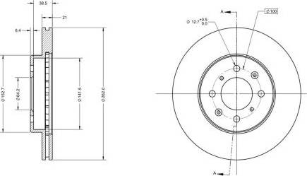 Remy RAD1116C - Kočioni disk www.molydon.hr