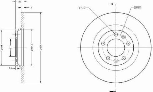 Remy RAD1180C - Kočioni disk www.molydon.hr