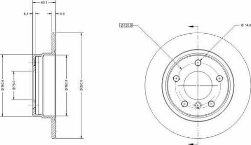 Remy RAD1132C - Kočioni disk www.molydon.hr