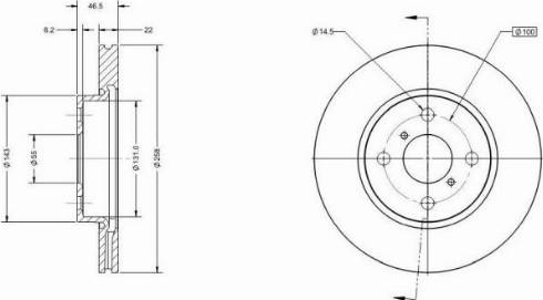 Remy RAD1129C - Kočioni disk www.molydon.hr