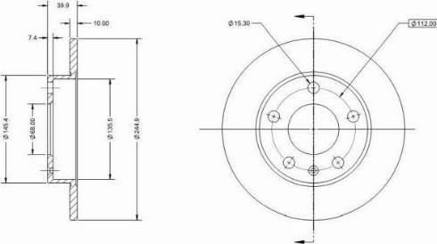 Remy RAD1128C - Kočioni disk www.molydon.hr