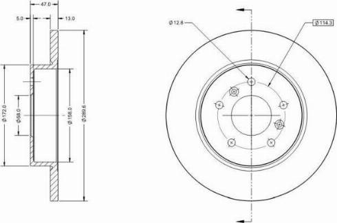 Remy RAD1127C - Kočioni disk www.molydon.hr